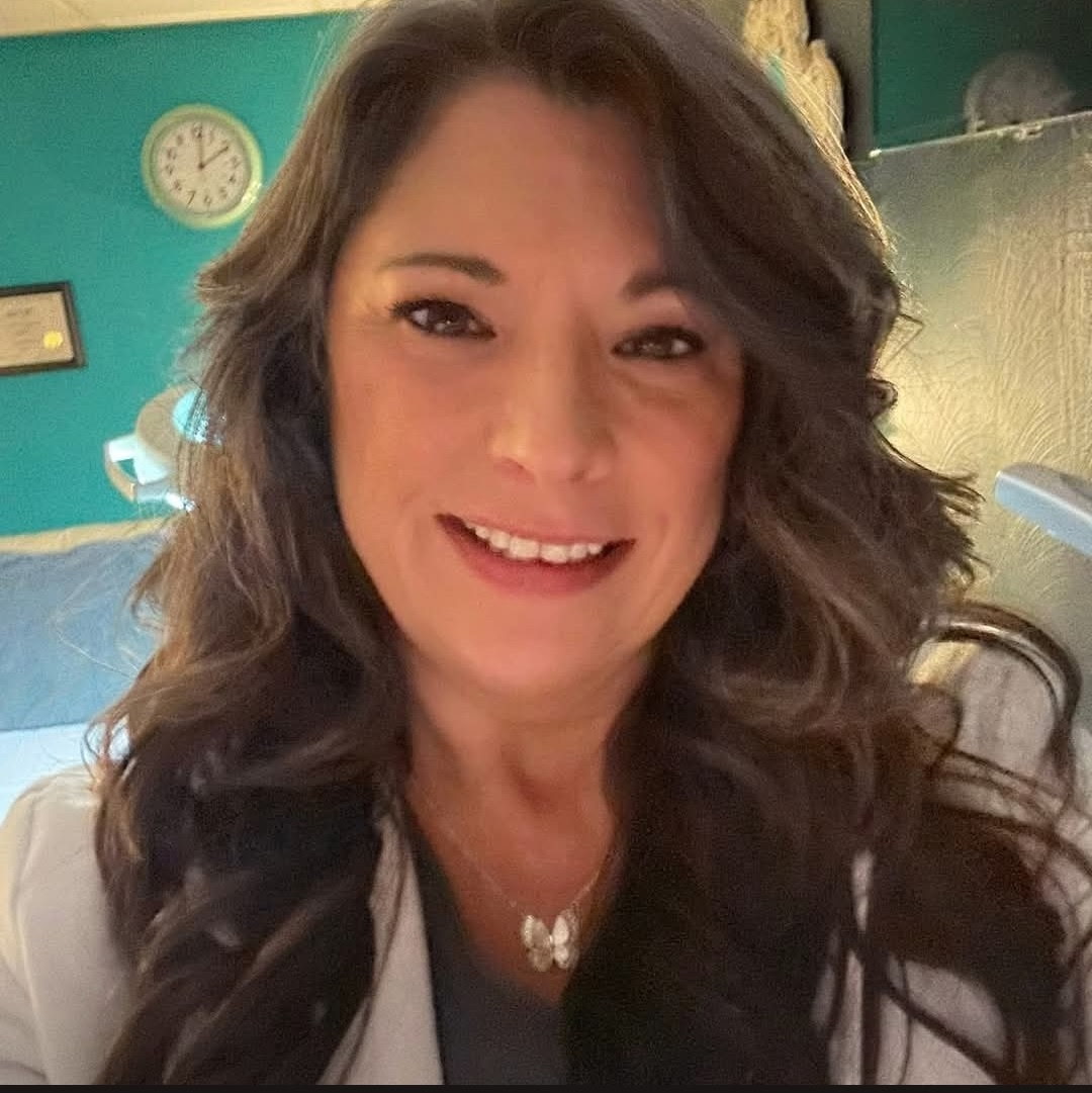 Michelle in the studio